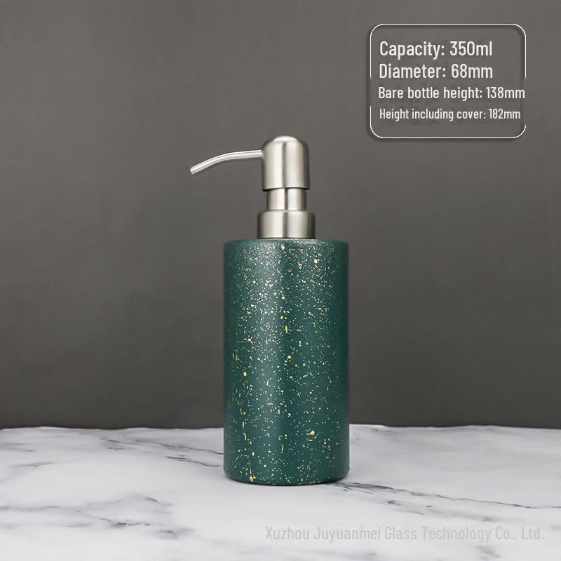 Nordic Style Glass Lotion & Soap Bottle for Home, Hand Sanitizer, and Hotel Shower Gel