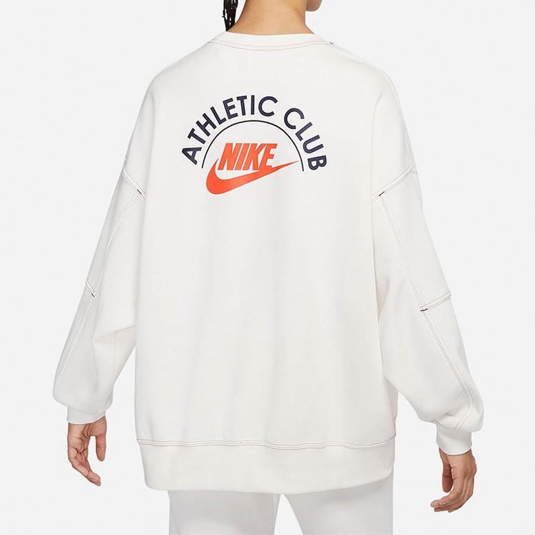 New Nike Sportswear Club Sweatshirts Women's White DQ9146-133