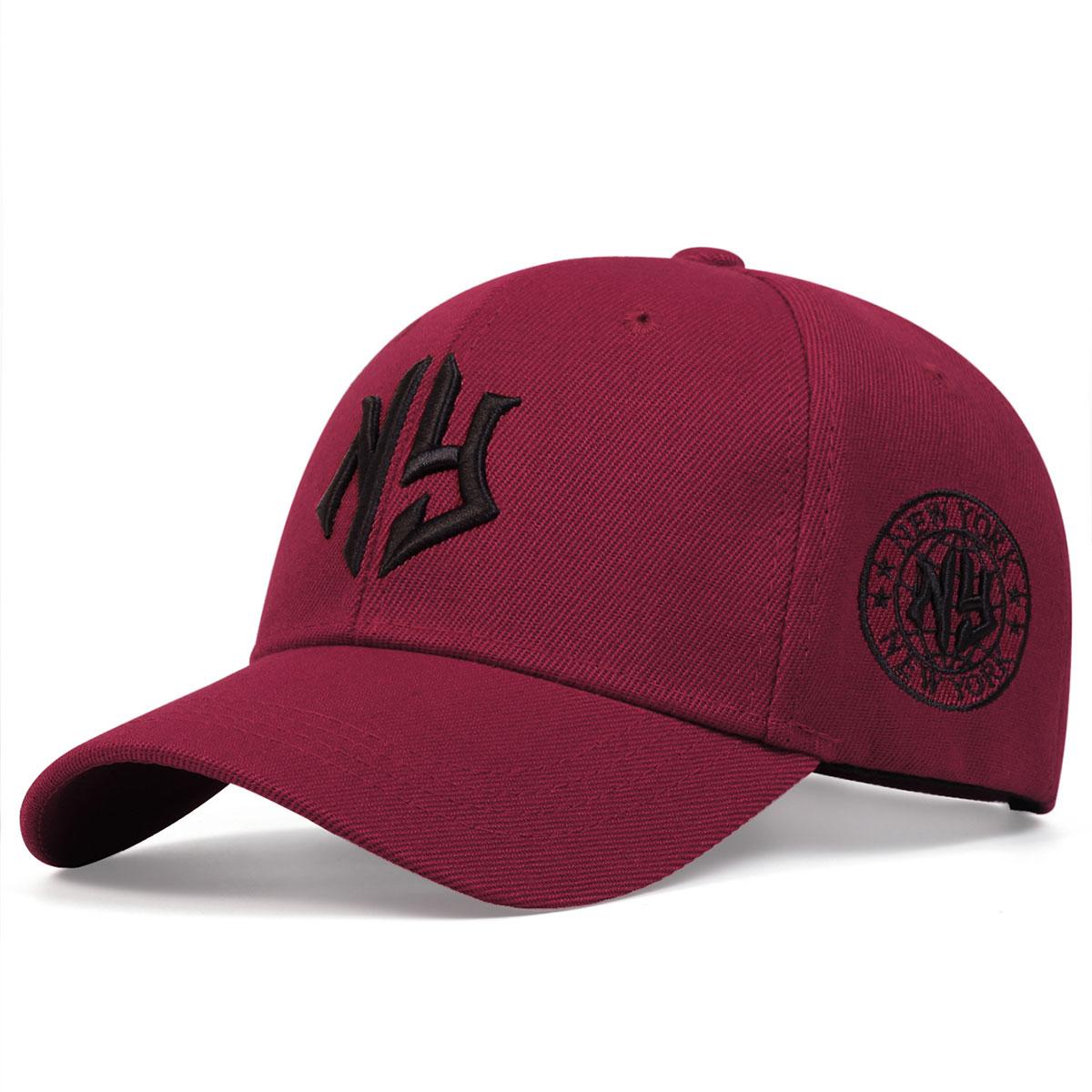 

Бейсболки унисекс с вышитыми буквами NG, весенне-осенние, солнцезащитные, регулируемые, повседневные, для дальнобойщиков вино красного