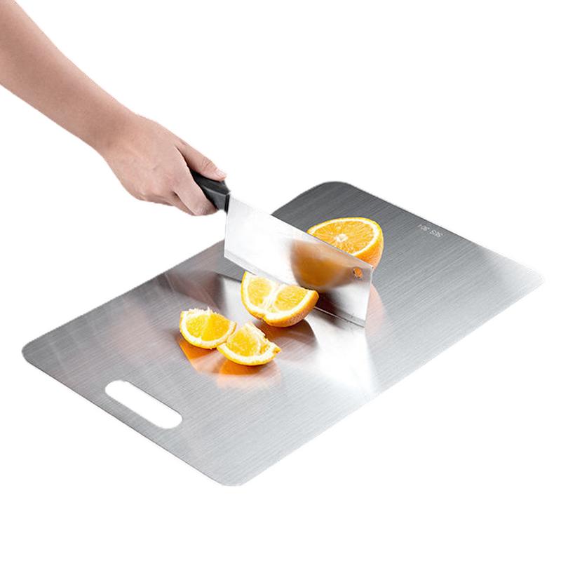 Titanium Cutting Boards For Kitchen Double-Sided Chopping Board Portable Food Grade Carving Board For Cooking Outdoor Camping