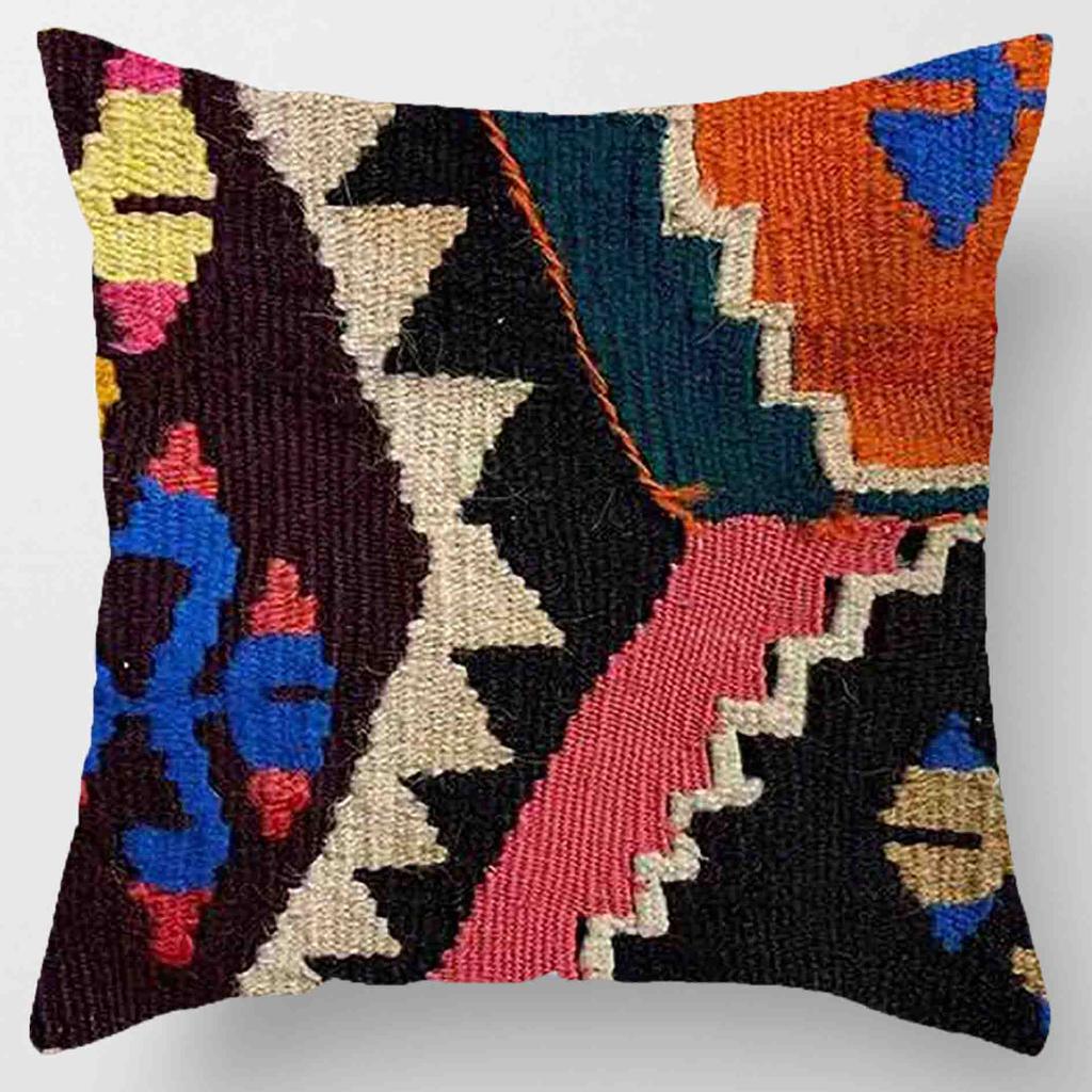 Bohemian Pillowcase Home Decor Polyester Comfortable Seat Cushion Geometric Cushion Family 45* 45cm Pillowcase