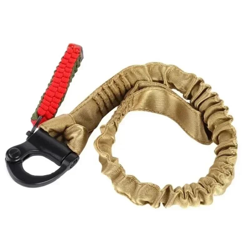 

Tactical Quick Release Safety Rifle Sling Lanyard Strap Rope Line Climbing Rope Airsoft Protective Sling for Outdoor Using new хаки