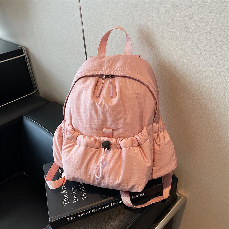 Backpack Women's Large-capacity New Leisure Student Class Schoolbag High-value Lightweight Travel Backpack