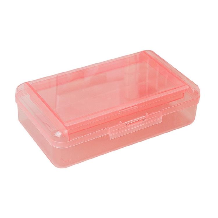 

Large Pencil Case Double Layer Pencil Box Pencil Storage Box Water Resistant High Capacity Pen Organizers for Student рожевий