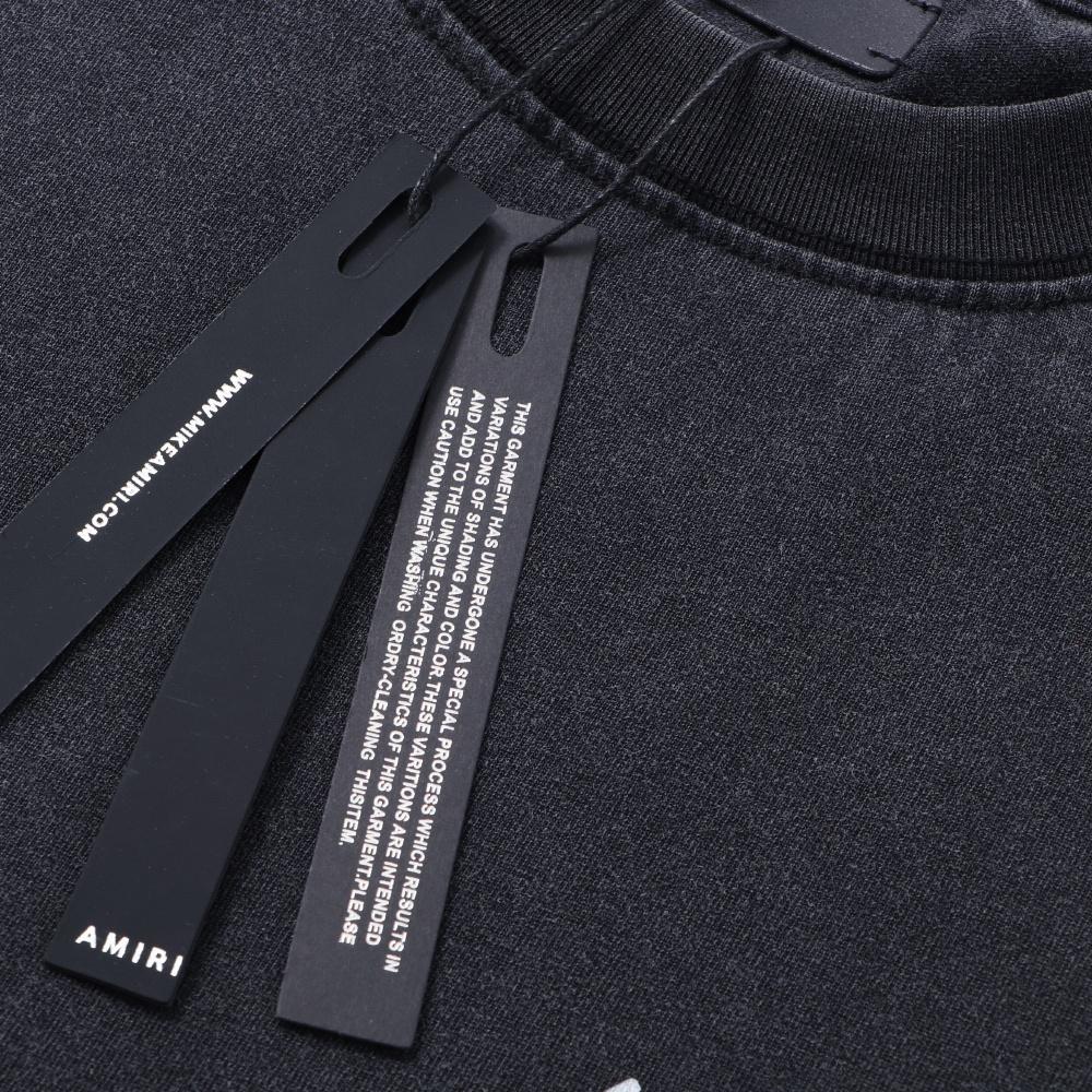 6508 Amiri 2026 Summer New Men's and Women's Loose High Quality Cotton Plus Size T-shirt Couple T-Shirt