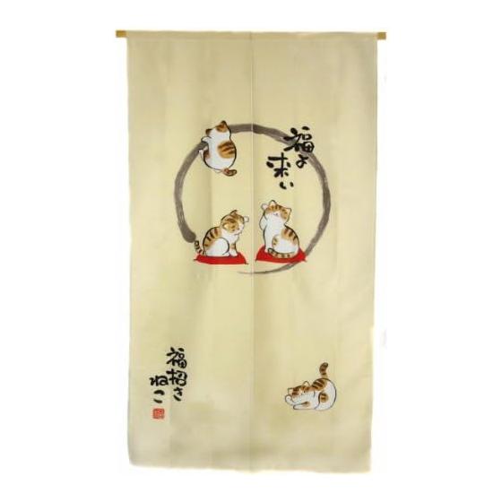 narumikk Noren Lucky Cat Lucky Yokoi Длина 150 см 10-056