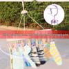 Bold Multifunctional Windproof Drying Hanger with Multi-Clip for Clothes and Socks