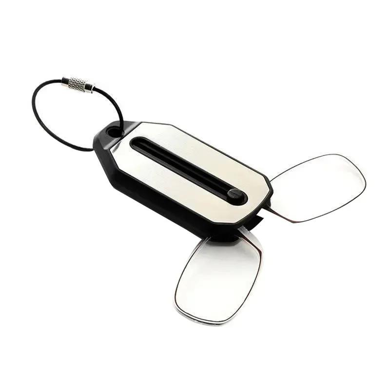 Nose Clip-On Reading Glasses Folding Legless Ultralight Keychain Glasses Men Women Mini Portable Presbyopic Glasses +1.0 To +3.0
