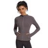 Giacca da Corsa da Donna Slim Fit ad Asciugatura Rapida - Manica Lunga, Top Casual con Zip per Palestra e Yoga, Primavera/Autunno.