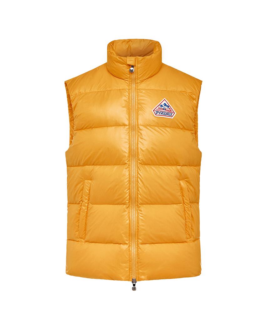 Pyrenex (24Fw) John Down Hooded Vest - Cadmium Yellow