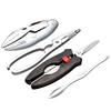 Seafood Tools Multi functional Zinc Alloy Claws Crab Needles Crab Scissors Kitchen Seafood Tools