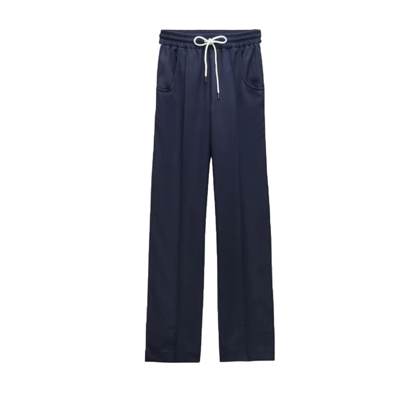 Spring New Preppy Bomber Jacket Outerwear 7484122 Side Strap Jogging Pants 7484022