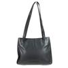 Logo Bag Shoulder Bag Tote Bag Caviar Leather Black