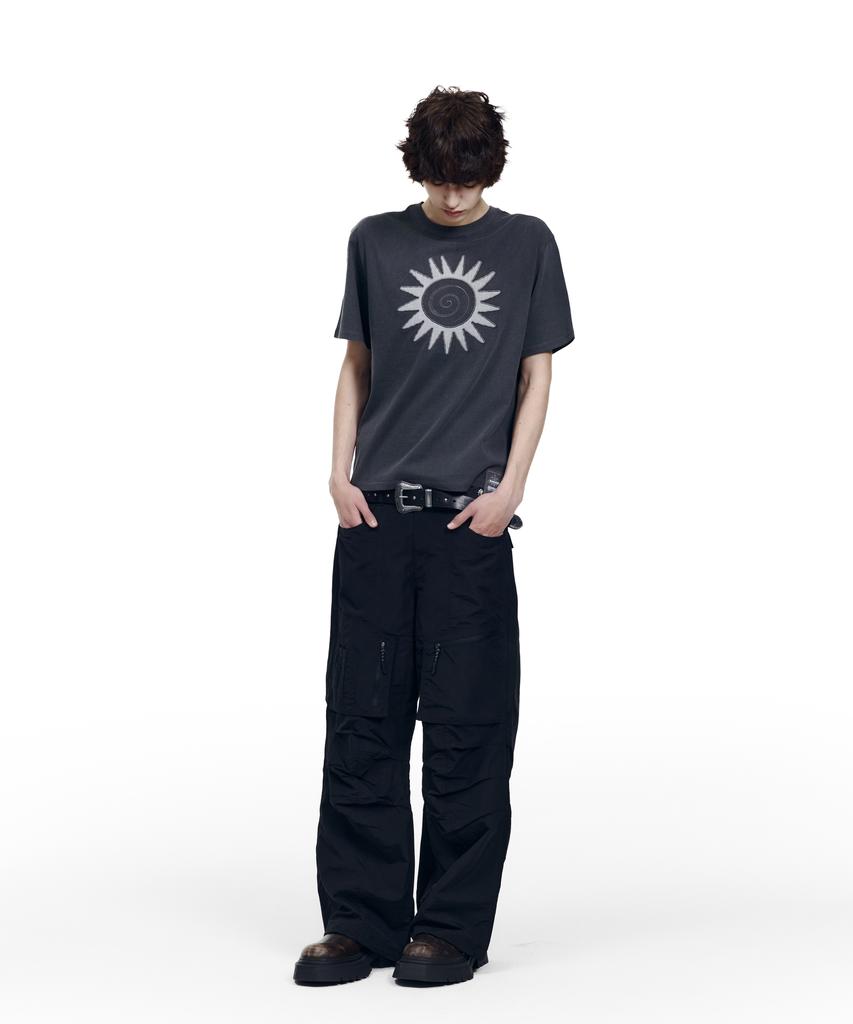 AAKAM Knee Pin-Tuck Rain Shield Pants (Black)