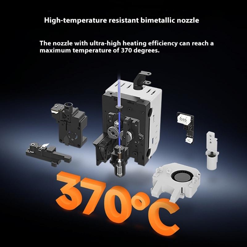 Alloy 3D Printer Nozzle Featuring Clog Design And High Wear Resistance Up To 300℃