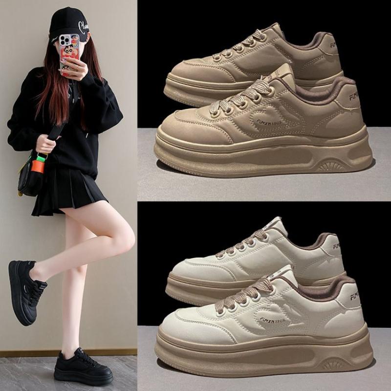 Spring, Summer, Autumn and Winter Women's Shoes Women's Sneakers Increase Height, Comfortable and Wear-resistant Sports Casual Shoes