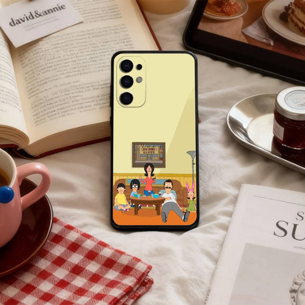 

Funny Family Bob s Burgers Phone Case For Samsung S 25,24,23,22,30,21,10,9,Ultra,Plus,Lite,FE,4,5 G Soft Black Case Samsung S20ULTRA5G
