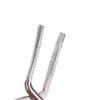 Reliable Stainless Steel Hackle Pliers with Feather Wrapping Clips for Fly Tying and Fishing Adventures