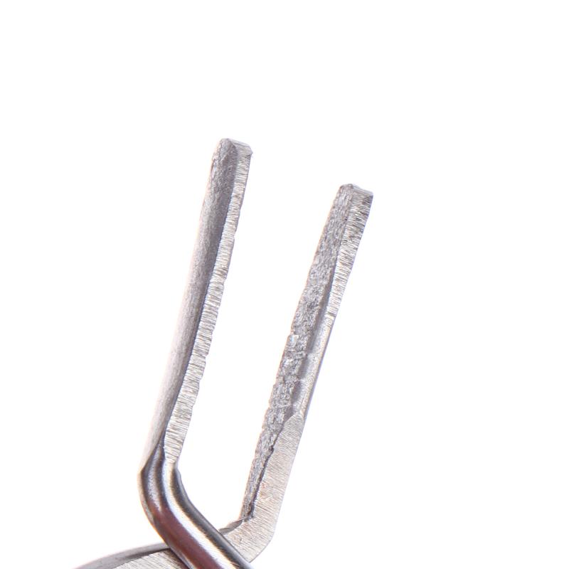 Reliable Stainless Steel Hackle Pliers with Feather Wrapping Clips for Fly Tying and Fishing Adventures