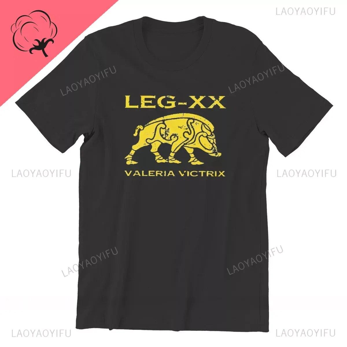 

Футболки с изображением Древнего Рима Legio XX Valeria Victrix Distinctive Homme, забавная одежда, уличная одежда, футболки с графикой, топы унисекс 4XL