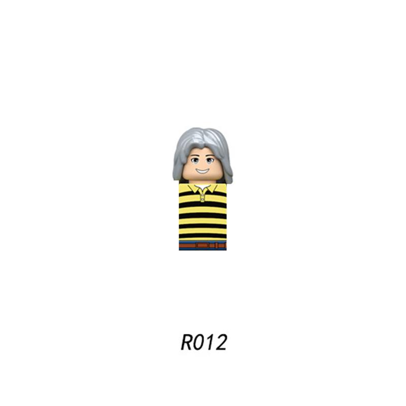 RZL0004 0005 Rainbow Mini Action Figures Bricks Building Blocks Games Character Colorful Man Model Toys Gifts for Kids