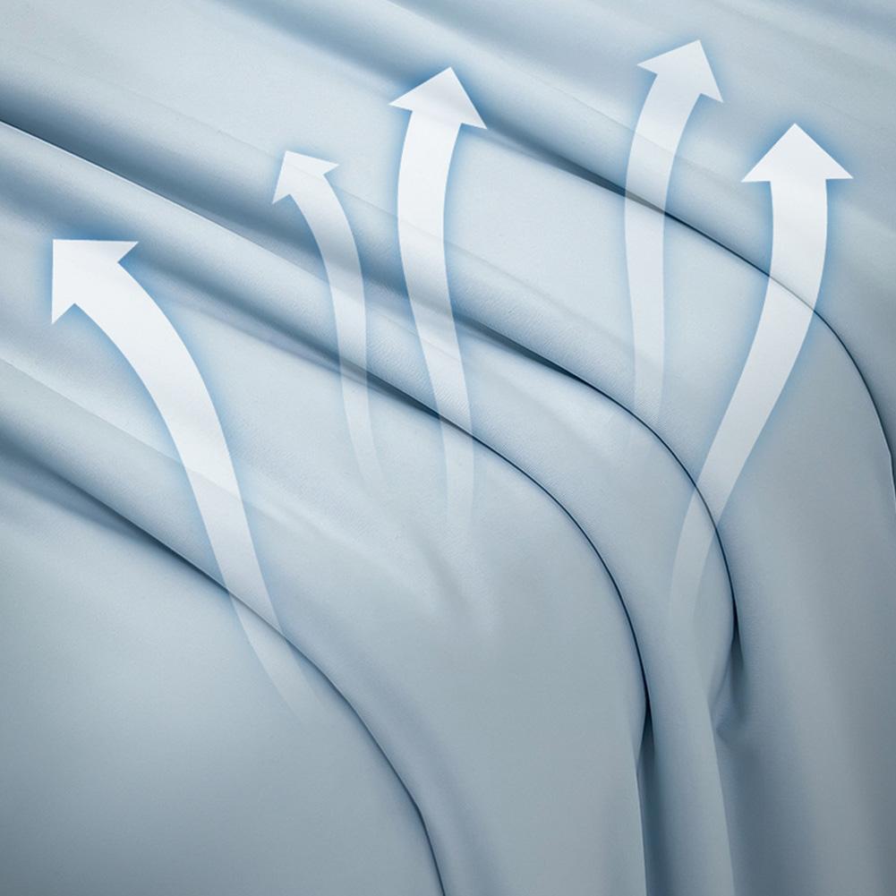 Cold Feeling Quilt Solid Color Lightweight Cooling Quilts Multi-Function Breathable Bedroom Blanket for Home Office