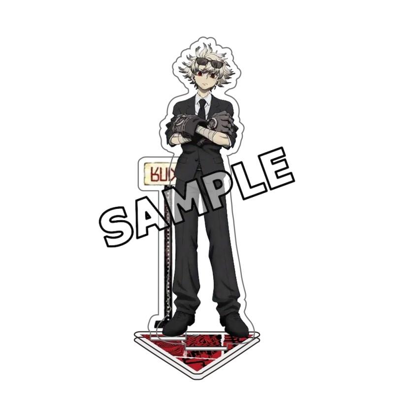 

Gachiakuta: Cool Suit Anime Game Double Plug Acrylic Stand Figure Rudo Zanka Riri Guere 15cm Model Plate Desk Decor Keyring 15 cm