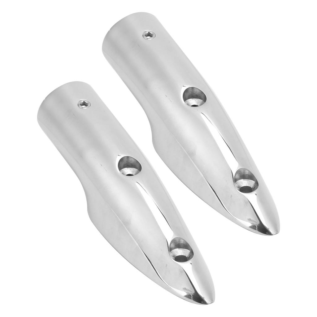 2pcs 7 8in Handrail End 316 Stainless Steel Anti Corrosion Accessory for Marine Boat