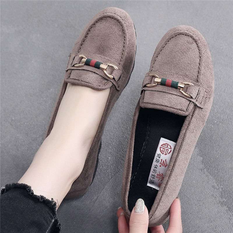 Polyurethane Sole Old North Cloth Shoes Women's Single Shoes Doudou Shoes Black Work Shoes Flat Sole Maternity Shoes Mother Shoes Large Size