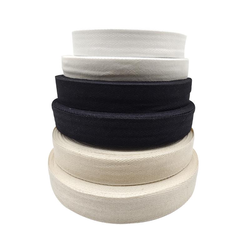 Auf Lager Halloween Fischgrätband Baumwollgarn Köper Presskragenkantenstreifen - Langlebig & Verdickt