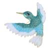 Bird Brooch Pin Metal Rhinestones Crystal 4x4cm Blue/Purple Fashionable for Daily Wear and Party Use Clothes Accessories
