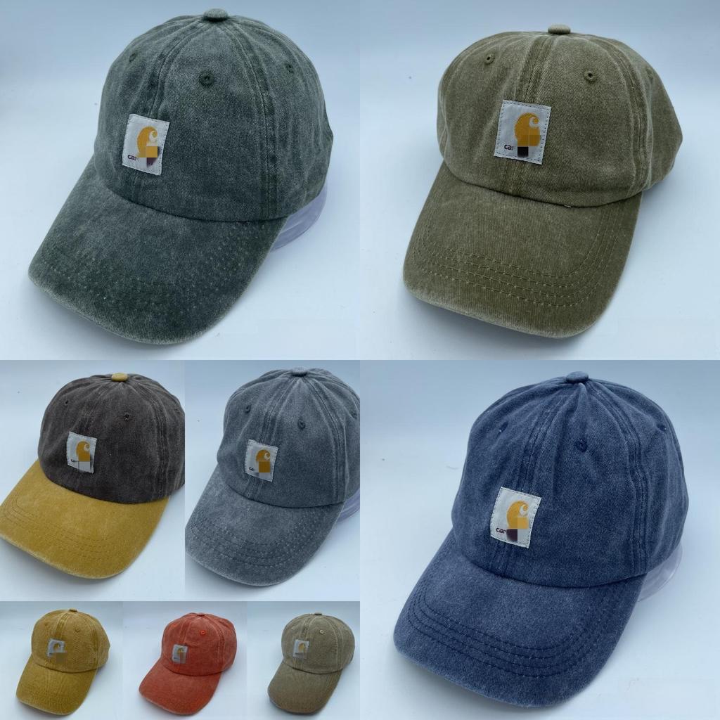 Vintage Cotton Baseball Cap With Embroidered Letters For Summer Sun Protection