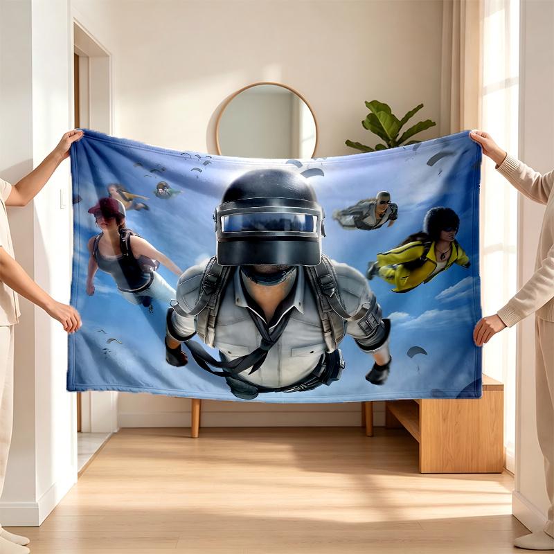 PUBG (32) Flanelinis pledas – švelnus akcentas miegamajam ir svetainei bei jaukia namų dovana
