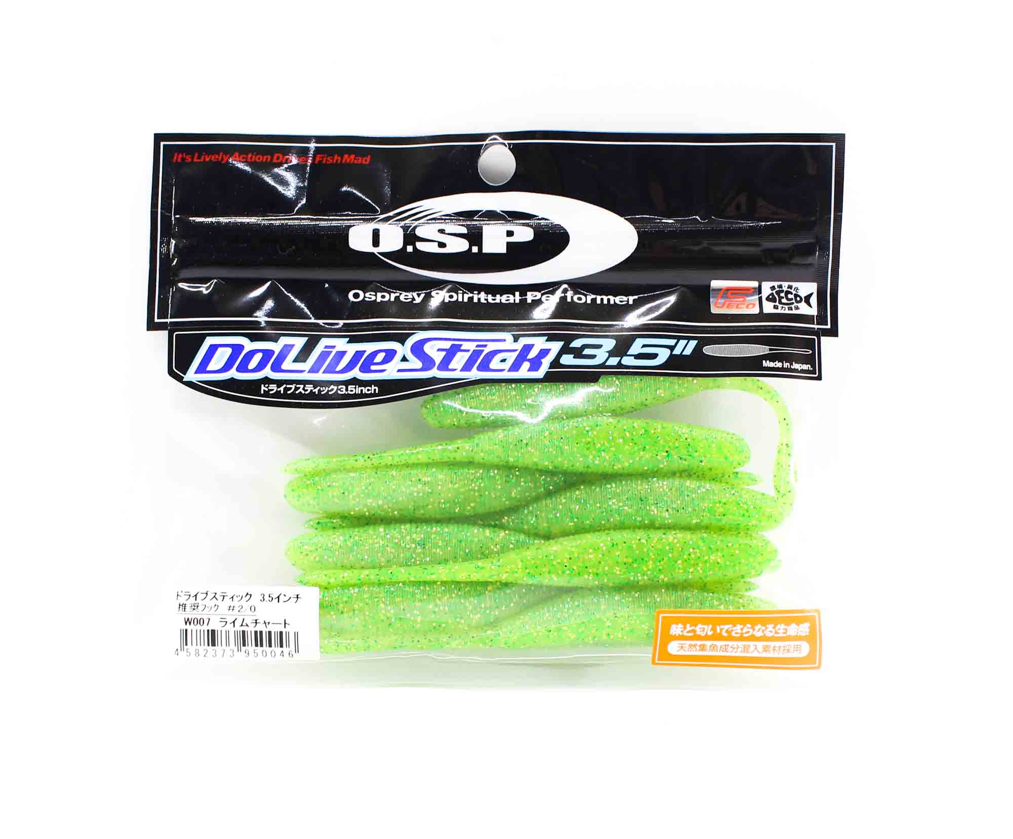 

Мягкая приманка OSP Dolive Stick 3,5 дюйма W-007 (0046)