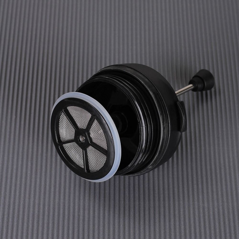 Spill Proof Travel Coffee Mug Reusable Double Walled French Press Coffee Cups Stainless Steel Vacumm Insulated Tea Press Tumbler