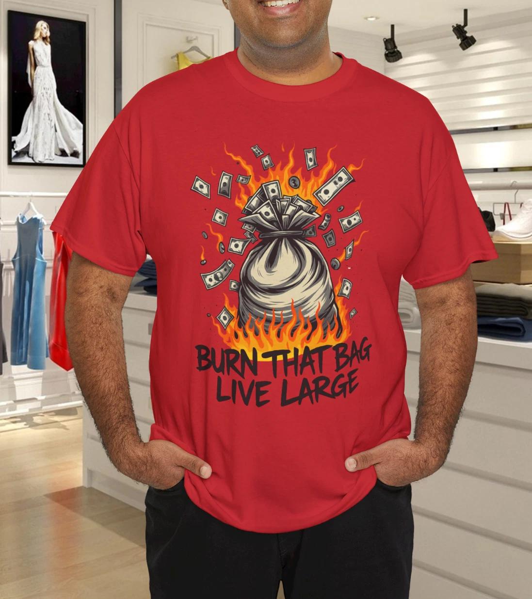 

Hustler Mindset Money Design T-Shirt 4XL