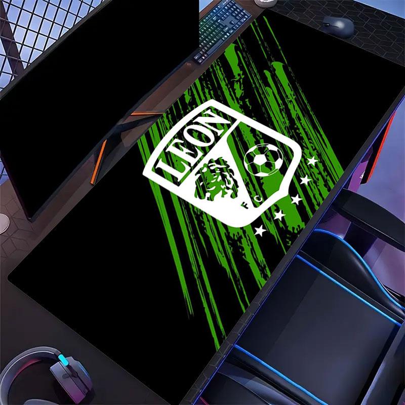 Leon Youth FC Mouse Pad, Large Gaming Desk Mat, Non-slip XXL Mousepad for Laptop & Tablet, Mini PC Playmat with Stitched Edges