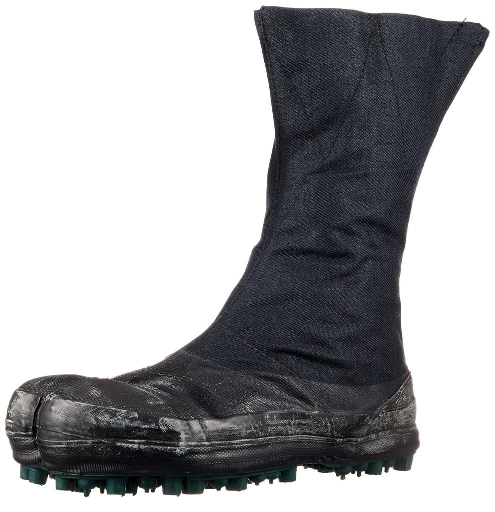 Safety Rubber Pin Spike Underground Tabi Black 25 cm 4E [Soukaido] I-21-8 Men's