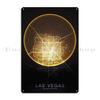 Las Vegas Nevada Metal Plaque Poster Plates Club Cave Design Wall Mural Tin Sign Poster