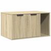 Living room furniture cat toilet wood-based panel, 80 x 50 x 45 cm