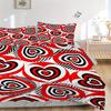 3pcs Heart-patterned Bedding Set, Breathable and Soft, Suitable for All Seasons, Ideal for Home Use, Suitable for Bedroom Decor 21142