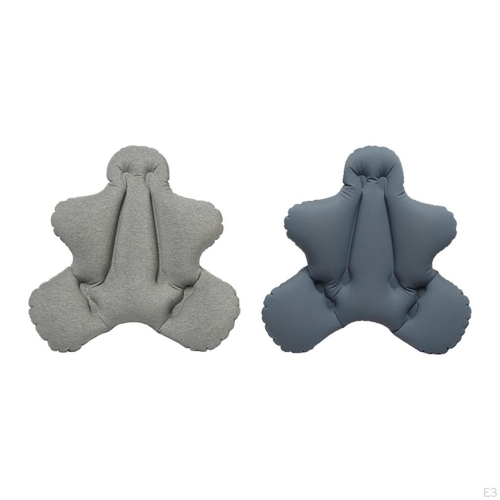 Aufblasbares Lendenkissen Rückenstütze Bettkissen, Reisekissen für Autos