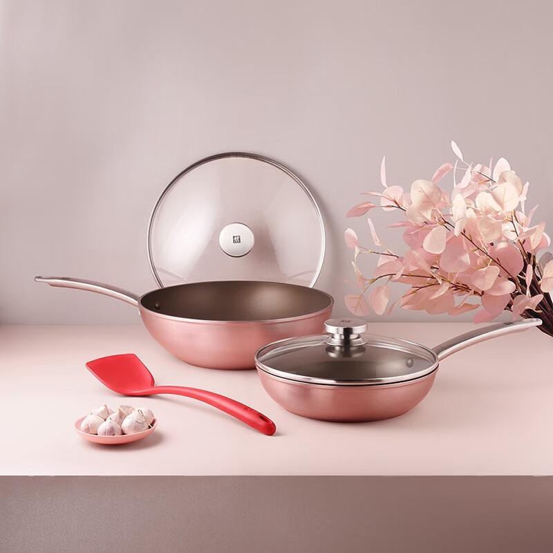 Zwilling 5-Piece Wok & Frying Pan Cookware Set