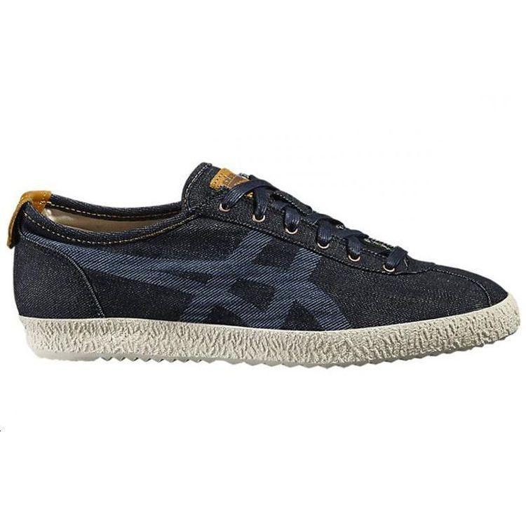 ONITSUKA TIGER Mexiko Delegation Lässige Strapazierfähige Low-Top-Sneaker Unisex-Sneaker Schwarz Blau D6L3N-5050