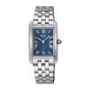 Women's Quartz Watch with Rectangular Face, SWR085, Blue, Overseas Model