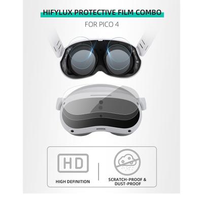 Vr Glasses Lens Scratch Resistant Protective Film Hd Screen Soft Film Compatible For Pico 4
