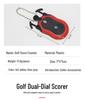 Double Dial Golf Score Counter for Two Players - Course Scoring Accessory