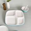 LIJIA Melamine Divided Lunch Plate