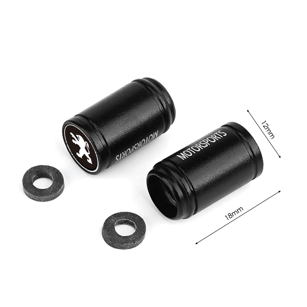 Peugeot Air Valve Cap Tire Wheel Rim Dress Up Cool