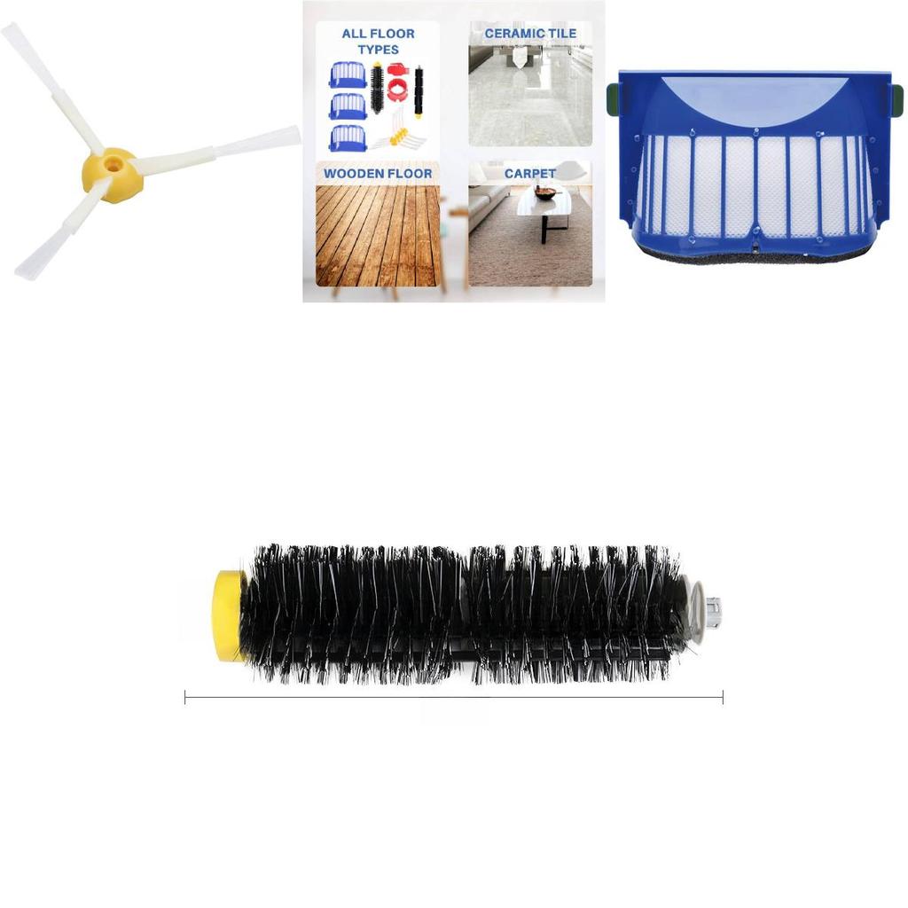 For Irobot Roomba 600 Series Cleaning Accessories Set With Filter Edge Brush For Home